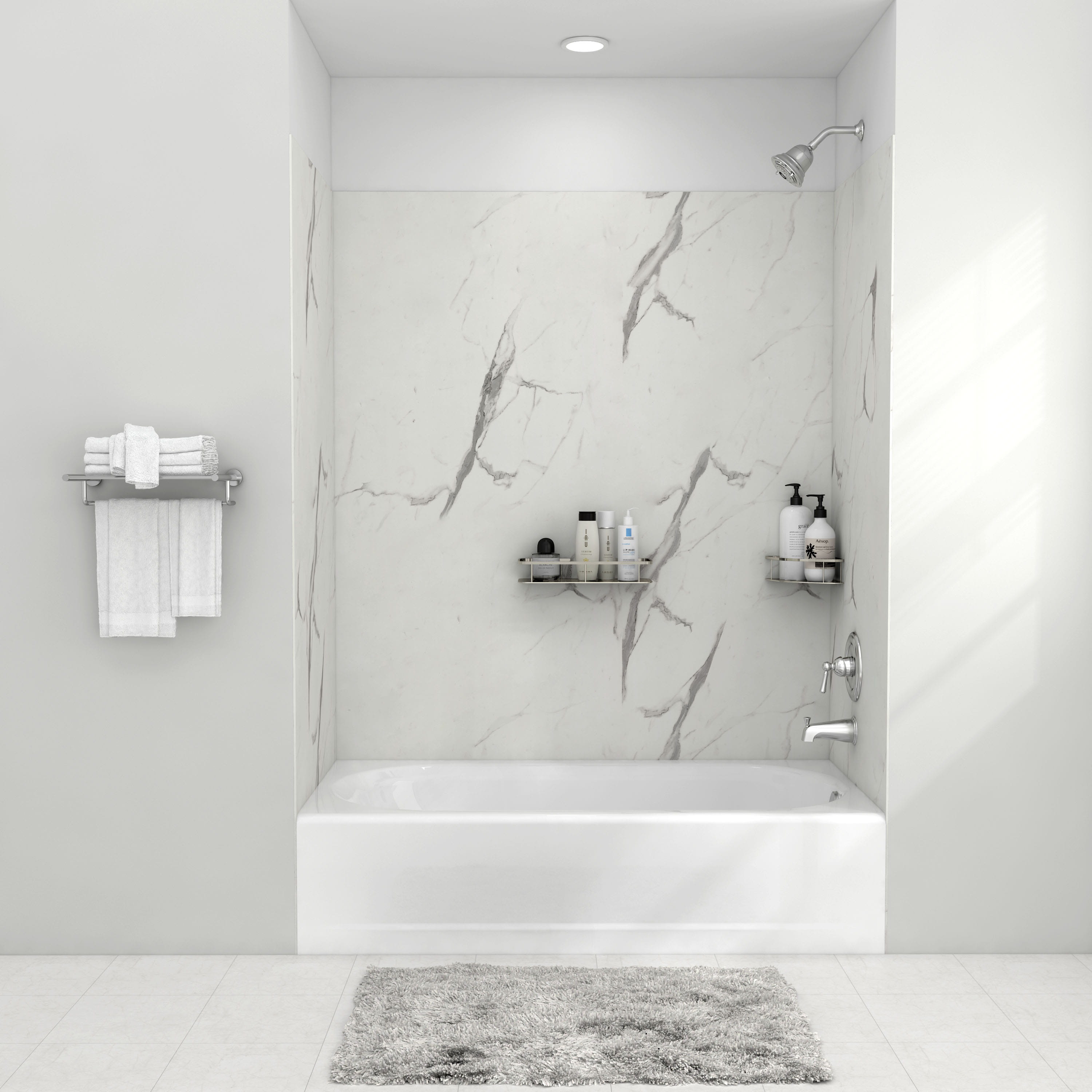 Passage 60 x 32 x 60Inch Bath Wall Set